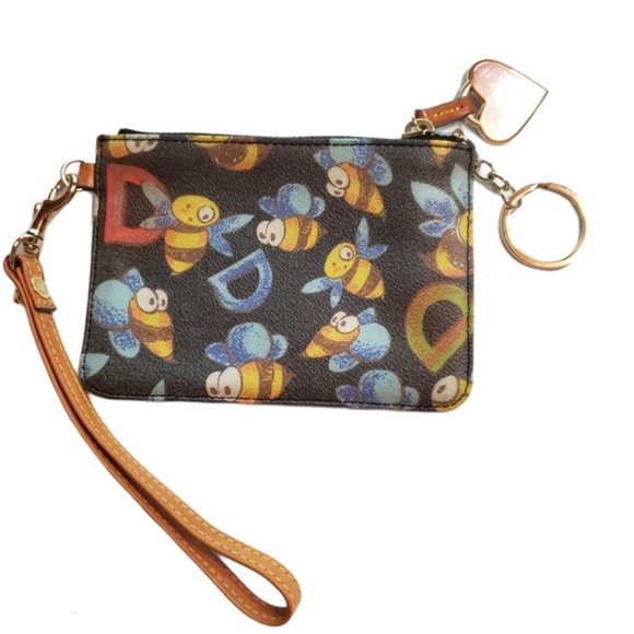 Dooney & Bourke Handbags - Dooney Bourke Bumble Bee Keychain Wristlet Wallet